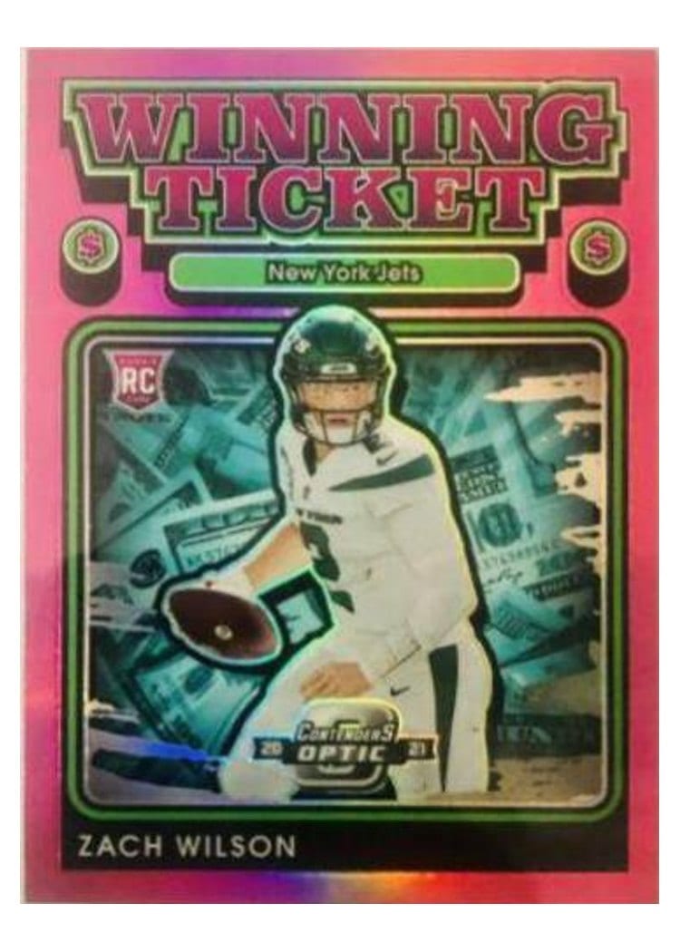 2021 Panini Prizm Base Set Zach Wilson #332 card