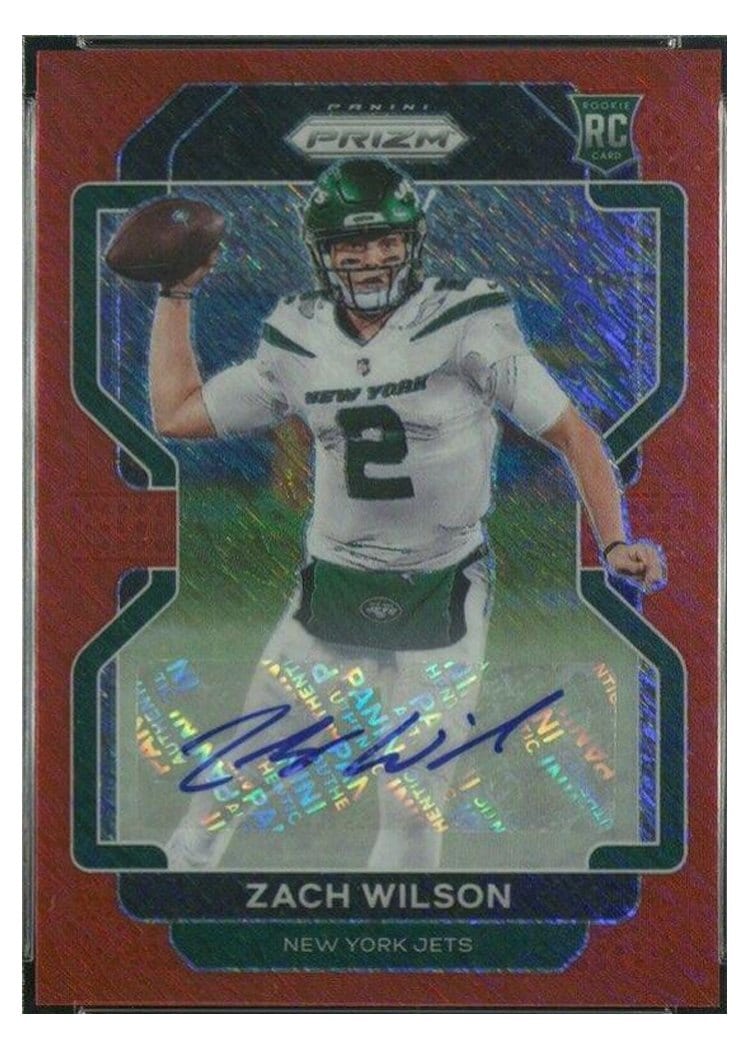 2021 Panini Prizm Base Set Zach Wilson #332 card