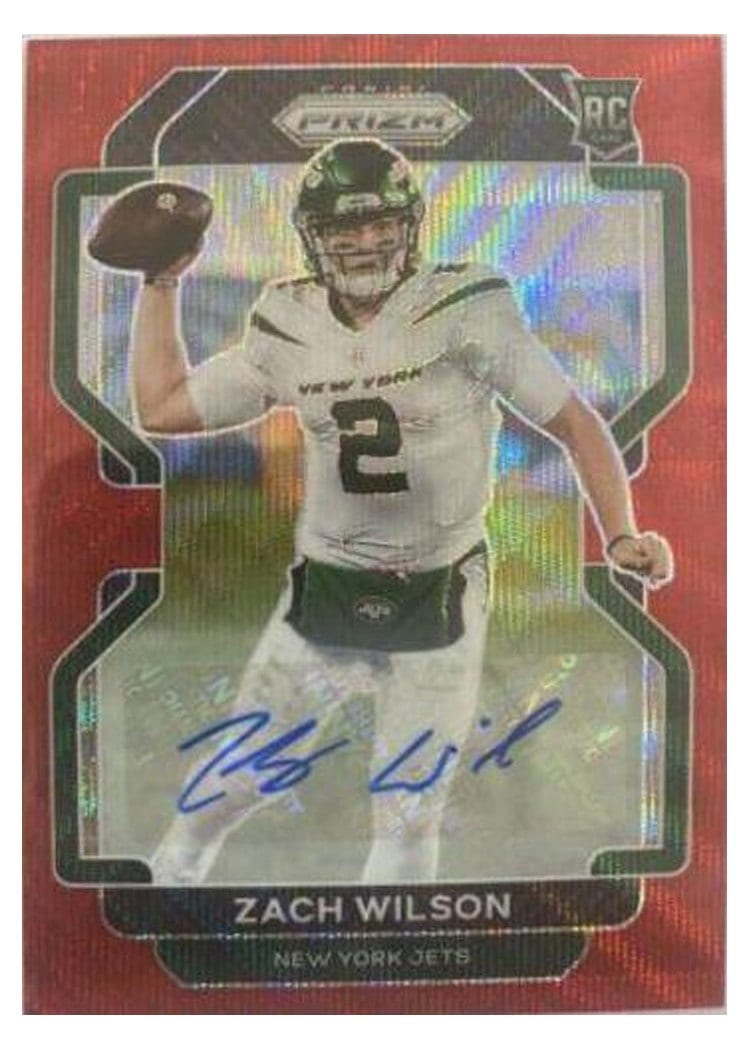 2021 Panini Prizm Base Set Zach Wilson #332 card