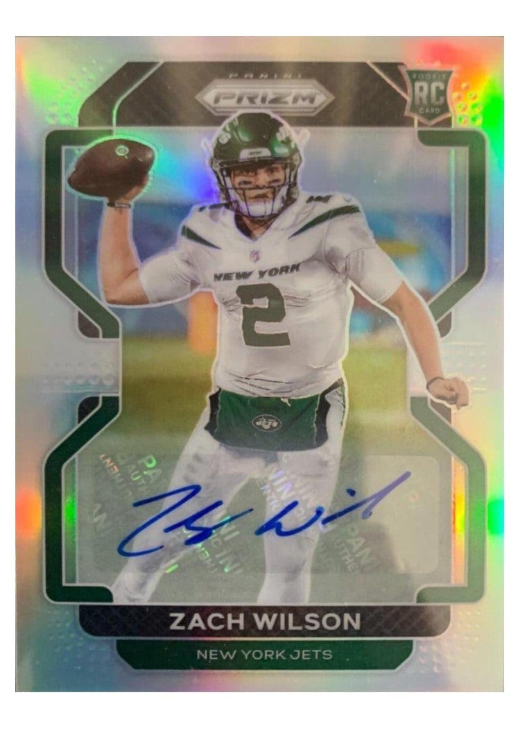 2021 Panini Prizm Base Set Zach Wilson #332 card