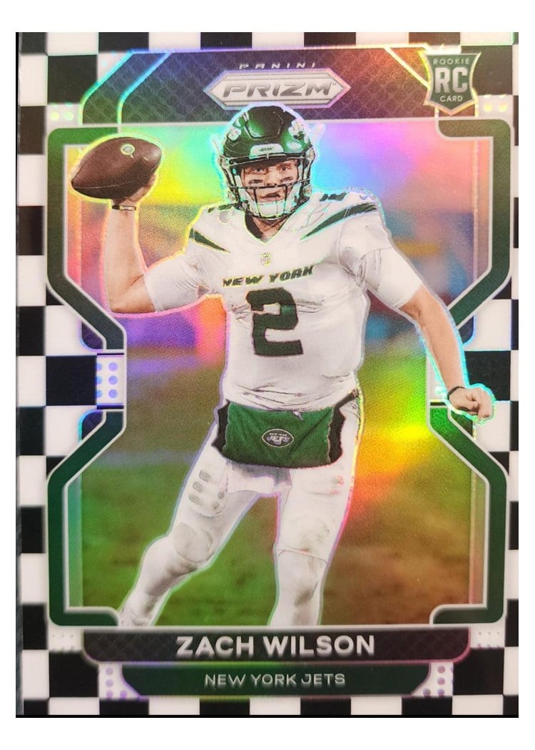 2021 Panini Prizm Base Set Zach Wilson #332 card