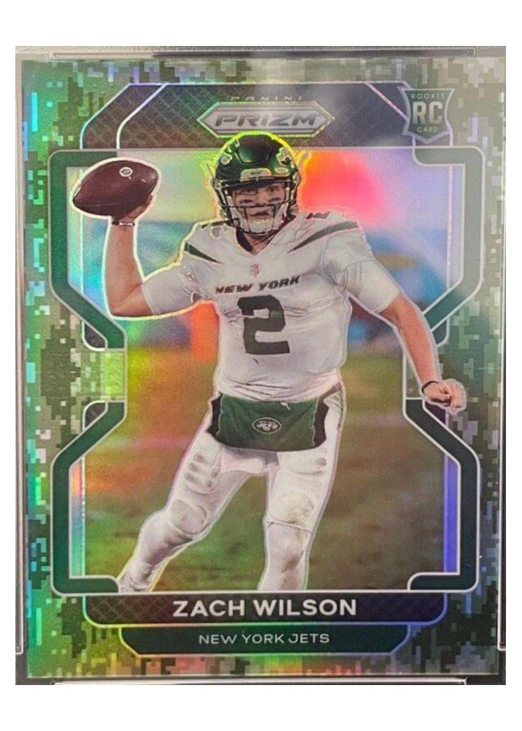2021 Panini Prizm Base Set Zach Wilson #332 card