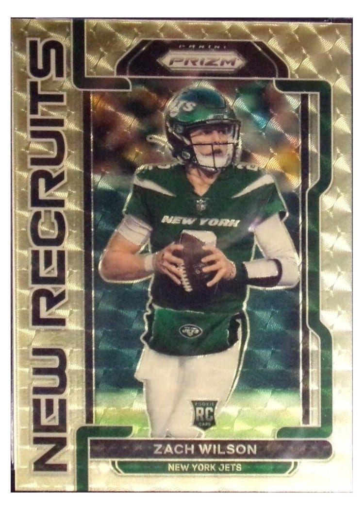 2021 Panini Prizm Base Set Zach Wilson #332 card