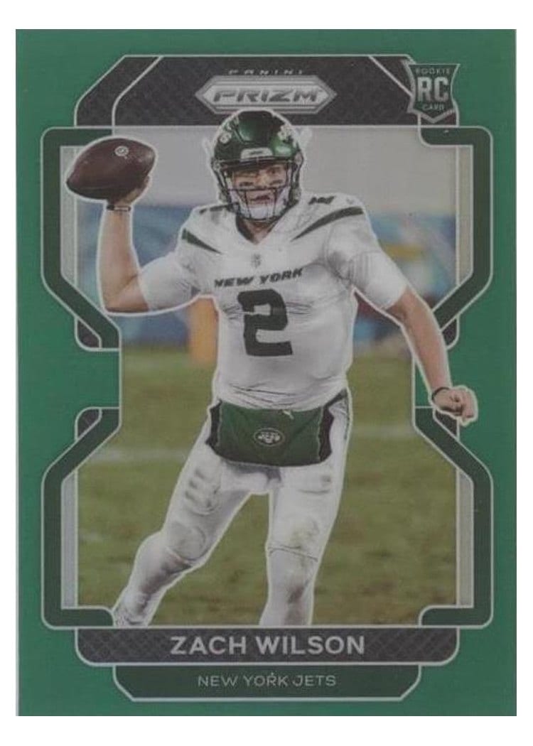 2021 Panini Prizm Base Set Zach Wilson #332 card