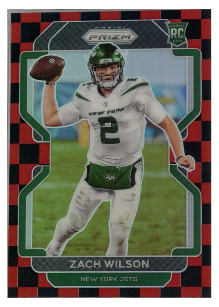 2021 Panini Prizm Base Set Zach Wilson #332 card