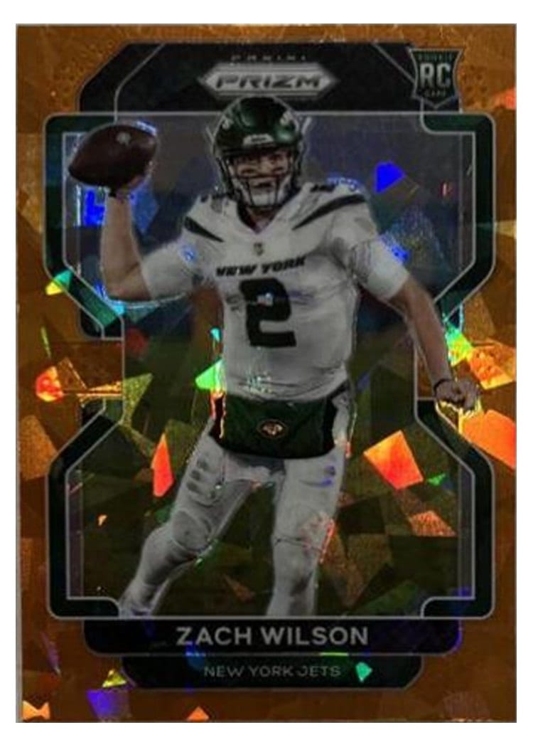 2021 Panini Prizm Base Set Zach Wilson #332 card