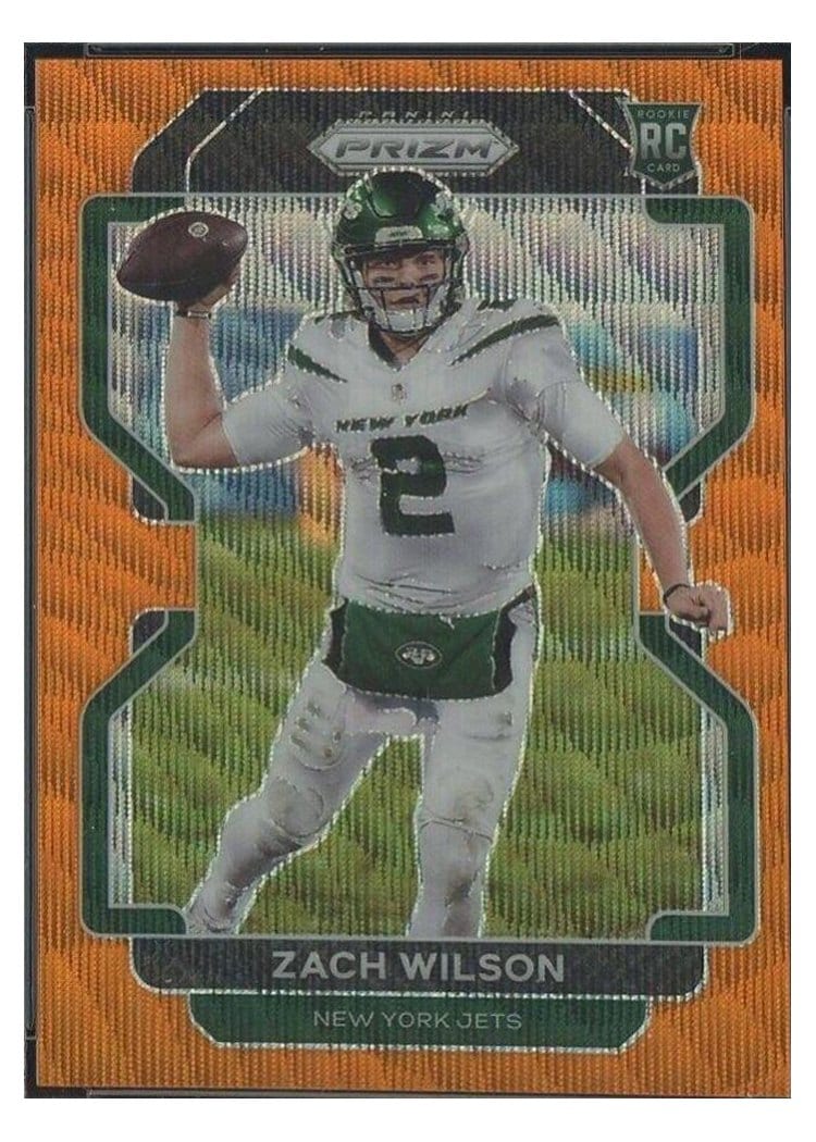 2021 Panini Prizm Base Set Zach Wilson #332 card
