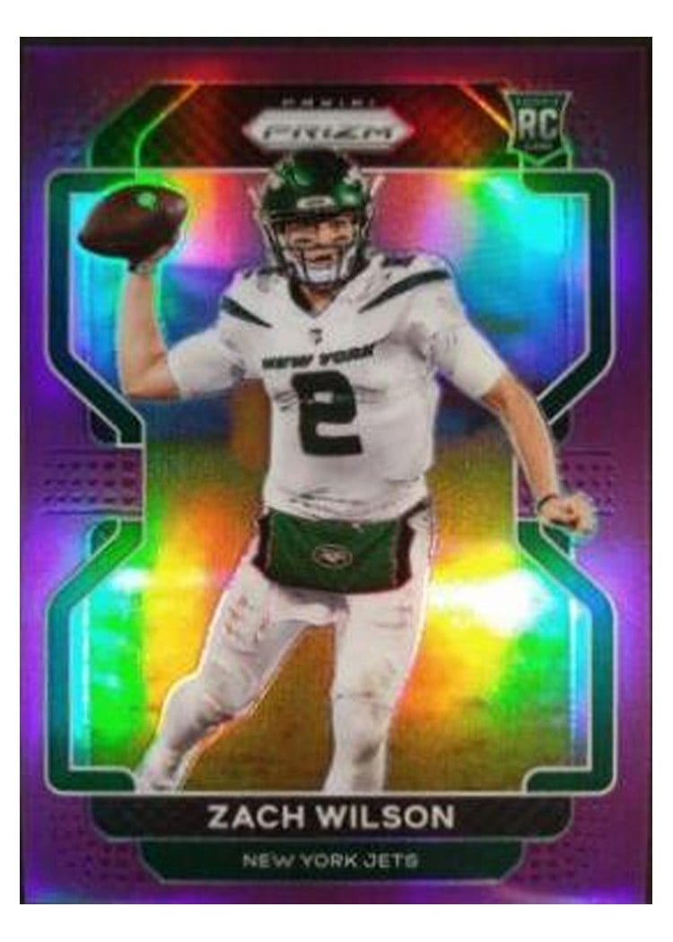 2021 Panini Prizm Base Set Zach Wilson #332 card