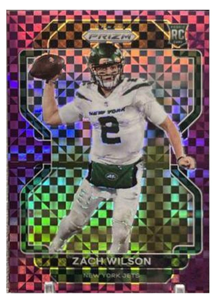 2021 Panini Prizm Base Set Zach Wilson #332 card