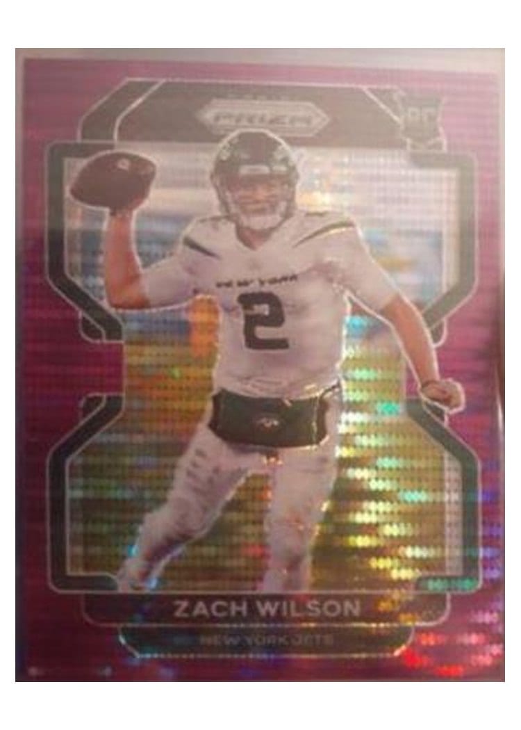 2021 Panini Prizm Base Set Zach Wilson #332 card