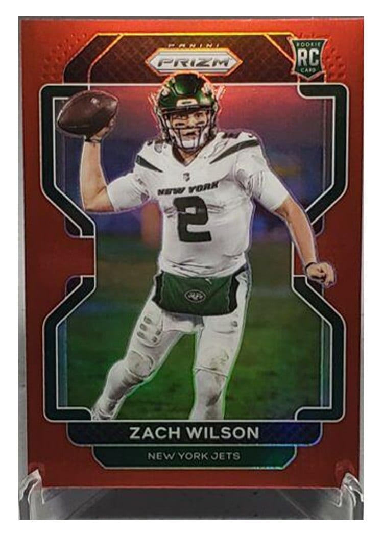 2021 Panini Prizm Base Set Zach Wilson #332 card