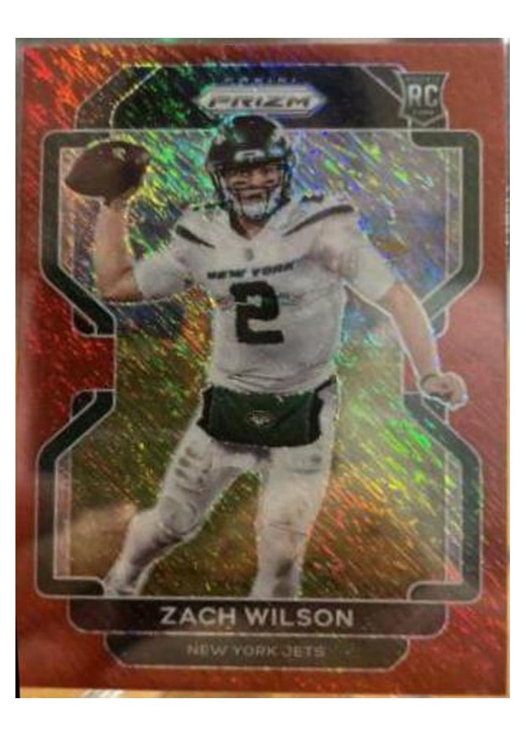 2021 Panini Prizm Base Set Zach Wilson #332 card