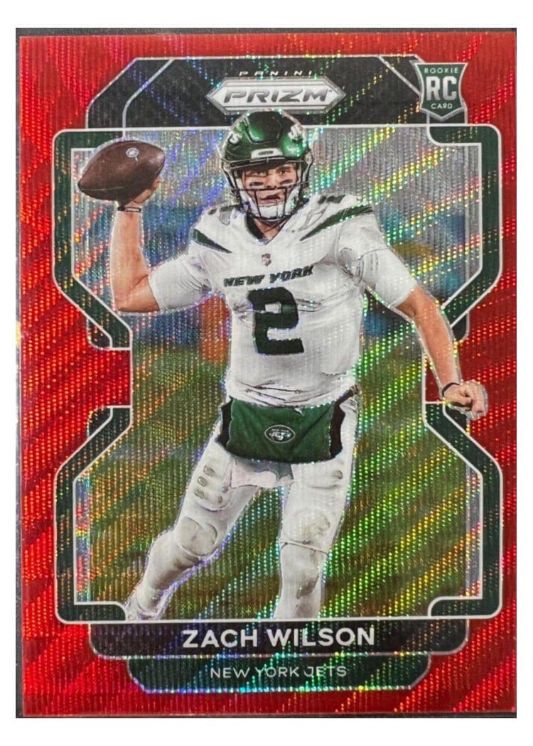 2021 Panini Prizm Base Set Zach Wilson #332 card