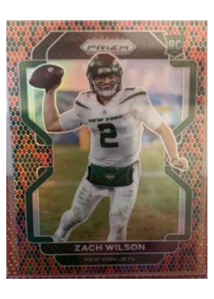 2021 Panini Prizm Base Set Zach Wilson #332 card