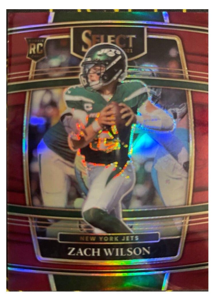 2021 Panini Select Zach Wilson #44 card