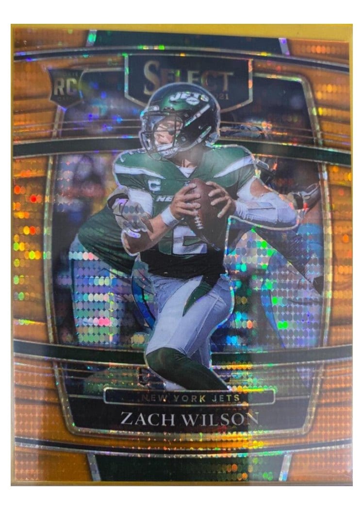 2021 Panini Select Zach Wilson #44 card