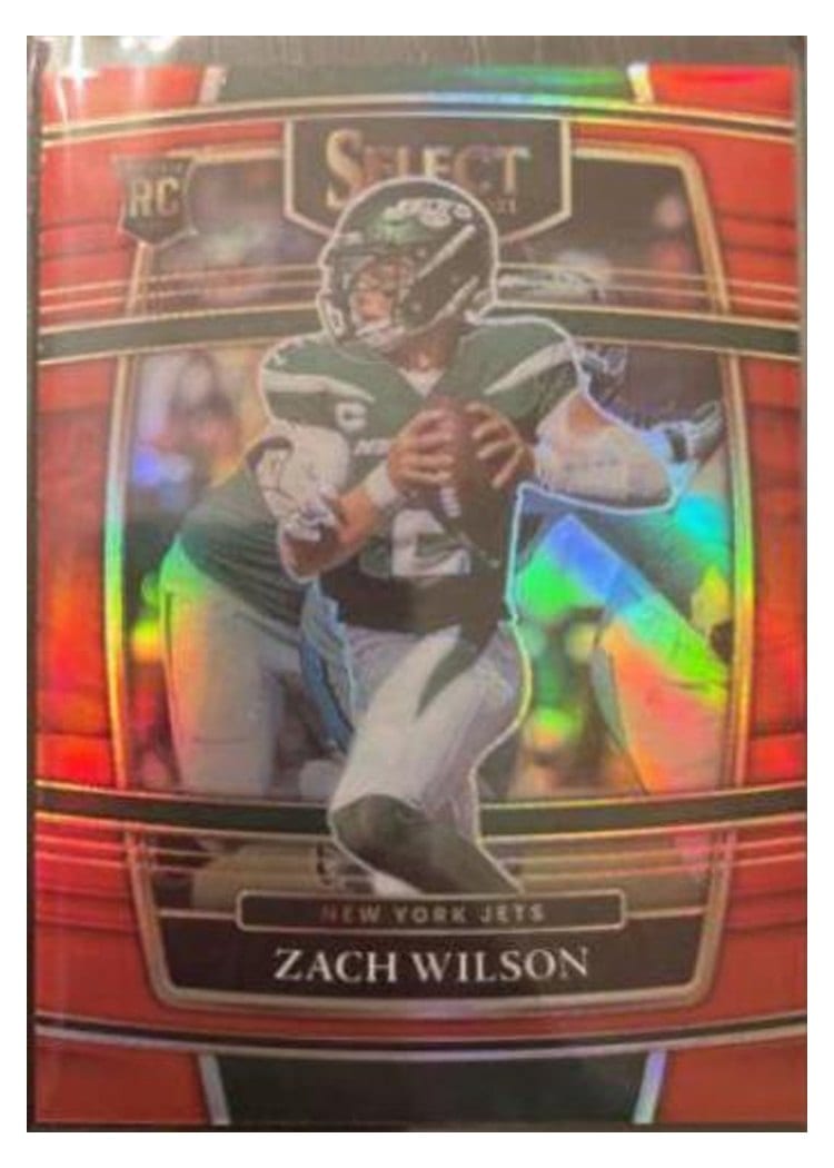 2021 Panini Select Zach Wilson #44 card