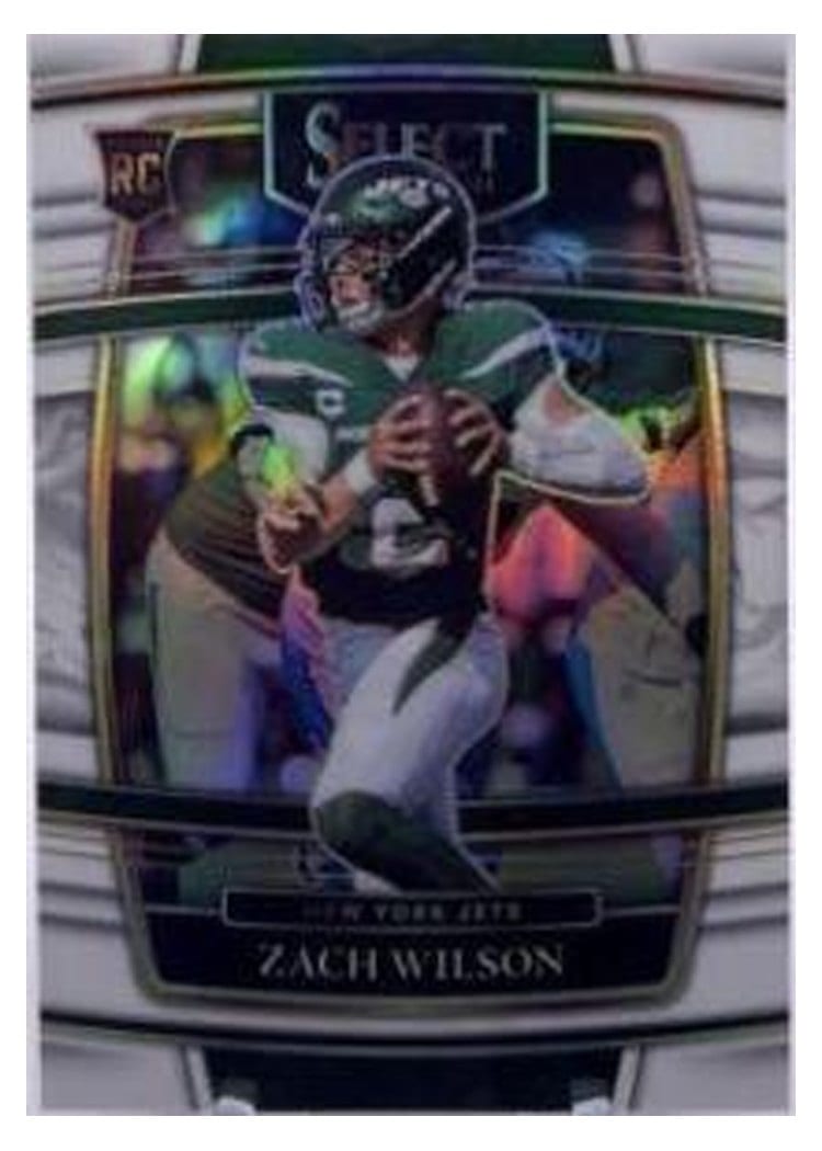 2021 Panini Select Zach Wilson #44 card