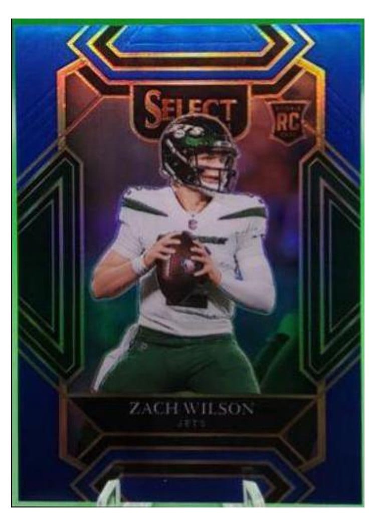 2021 Panini Select Base Set Zach Wilson #244 card