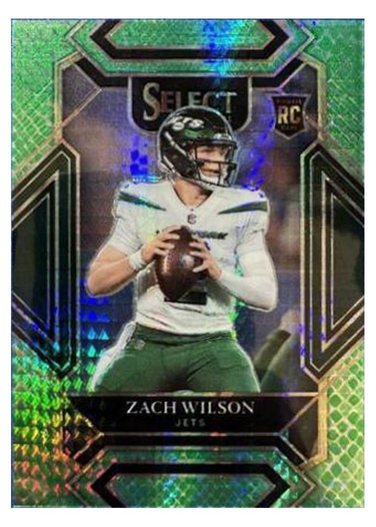 2021 Panini Select Base Set Zach Wilson #244 card