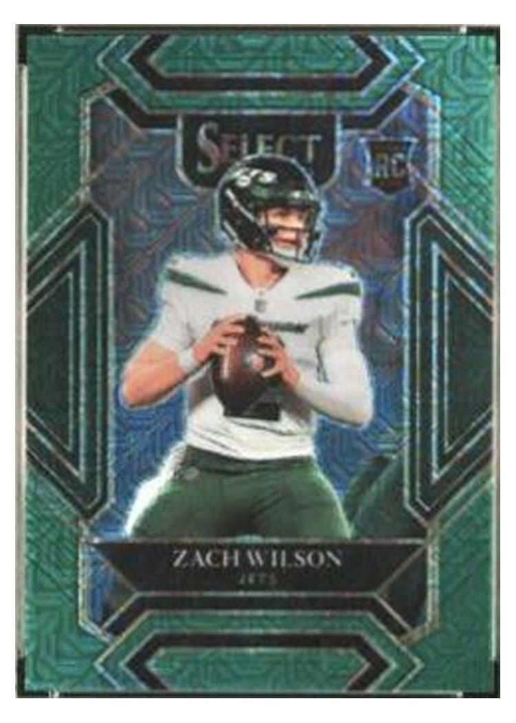 2021 Panini Select Base Set Zach Wilson #244 card