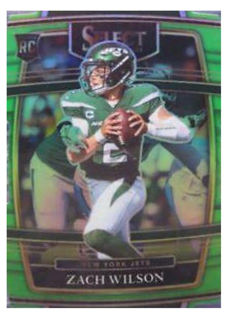 2021 Panini Select Base Set Zach Wilson #244 card