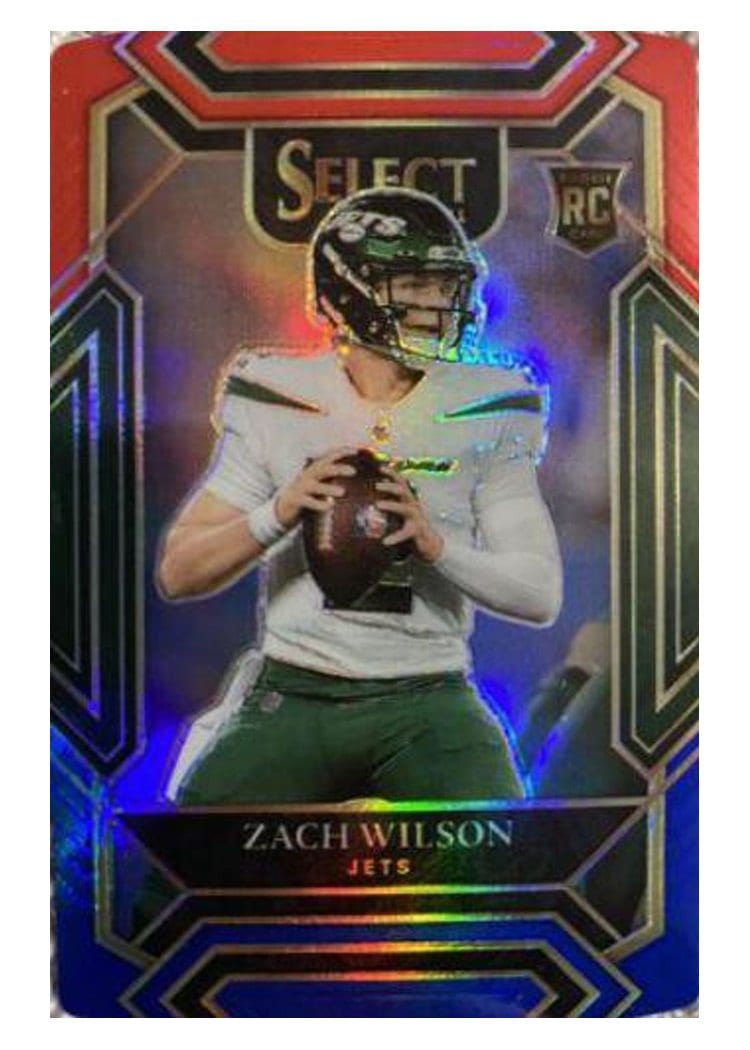 2021 Panini Select Base Set Zach Wilson #244 card