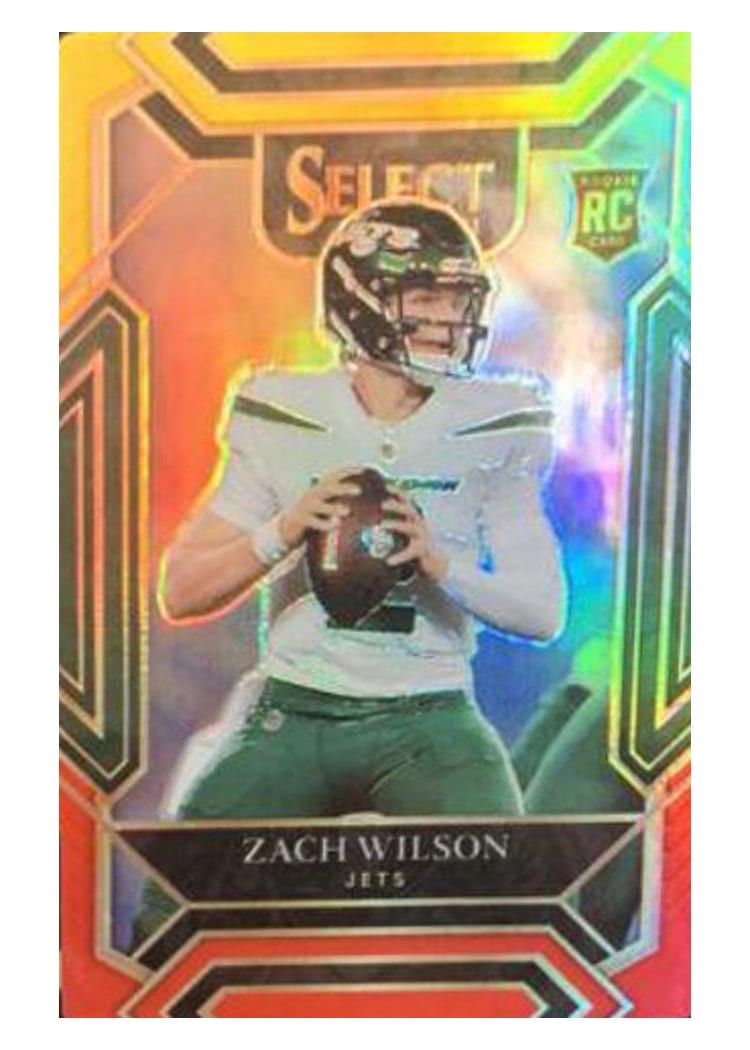2021 Panini Select Base Set Zach Wilson #244 card
