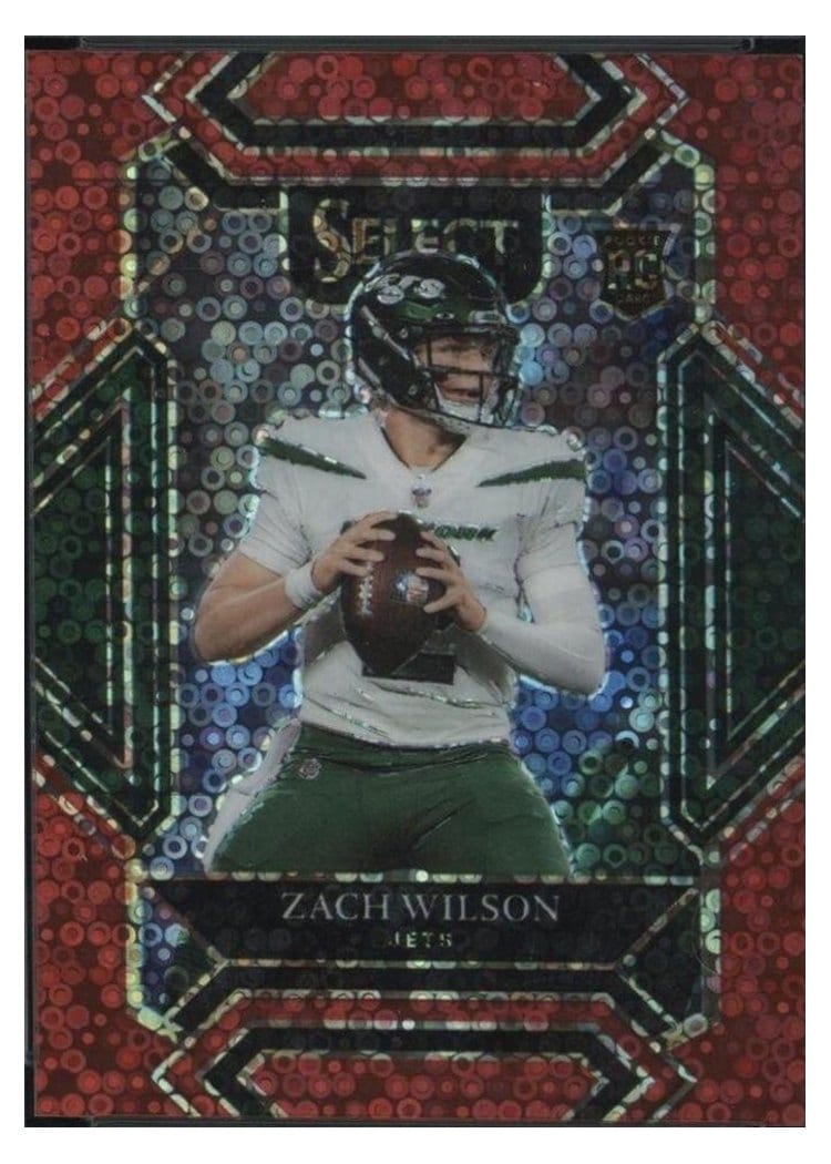 2021 Panini Select Base Set Zach Wilson #244 card