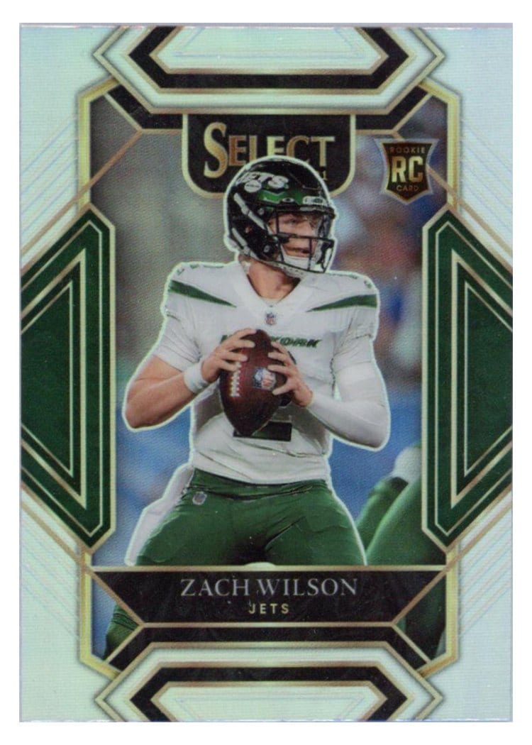2021 Panini Select Base Set Zach Wilson Silver #244 card