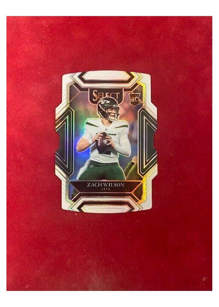2021 Panini Select Base Set Zach Wilson #244 card