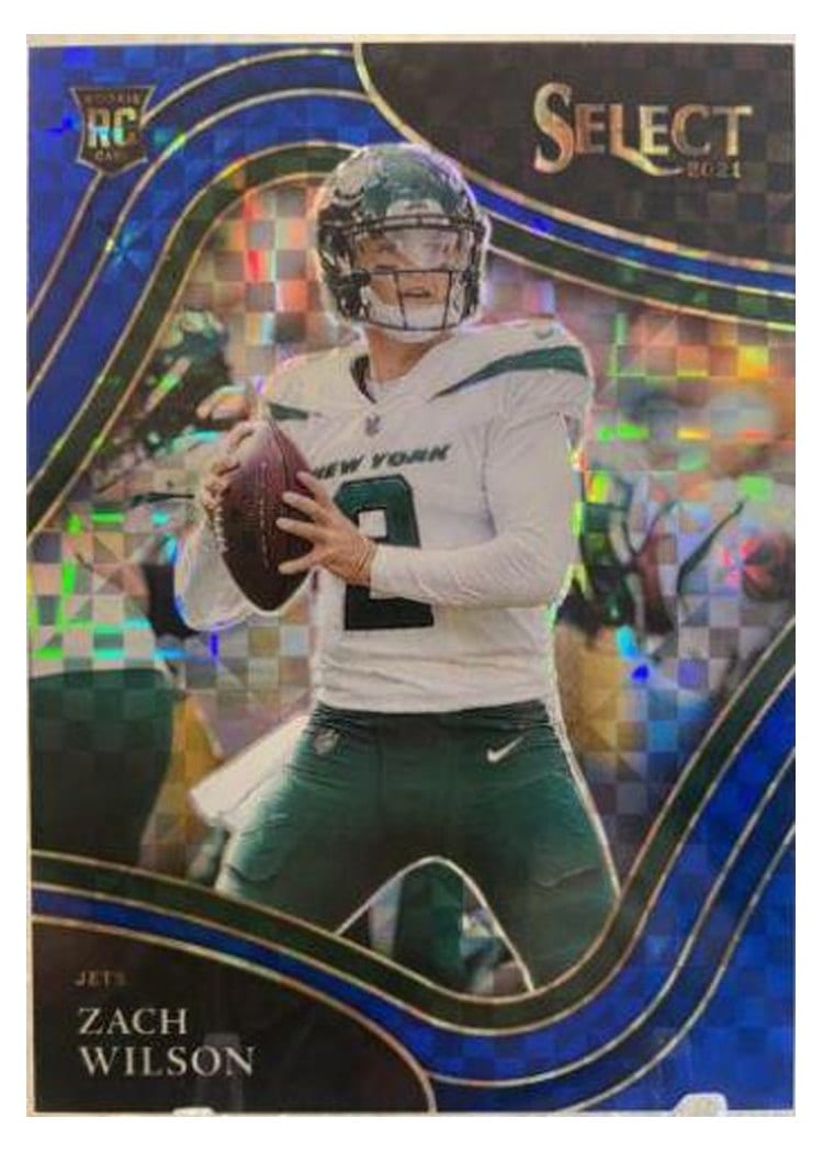 2021 Panini Select Base Set Zach Wilson #344 card
