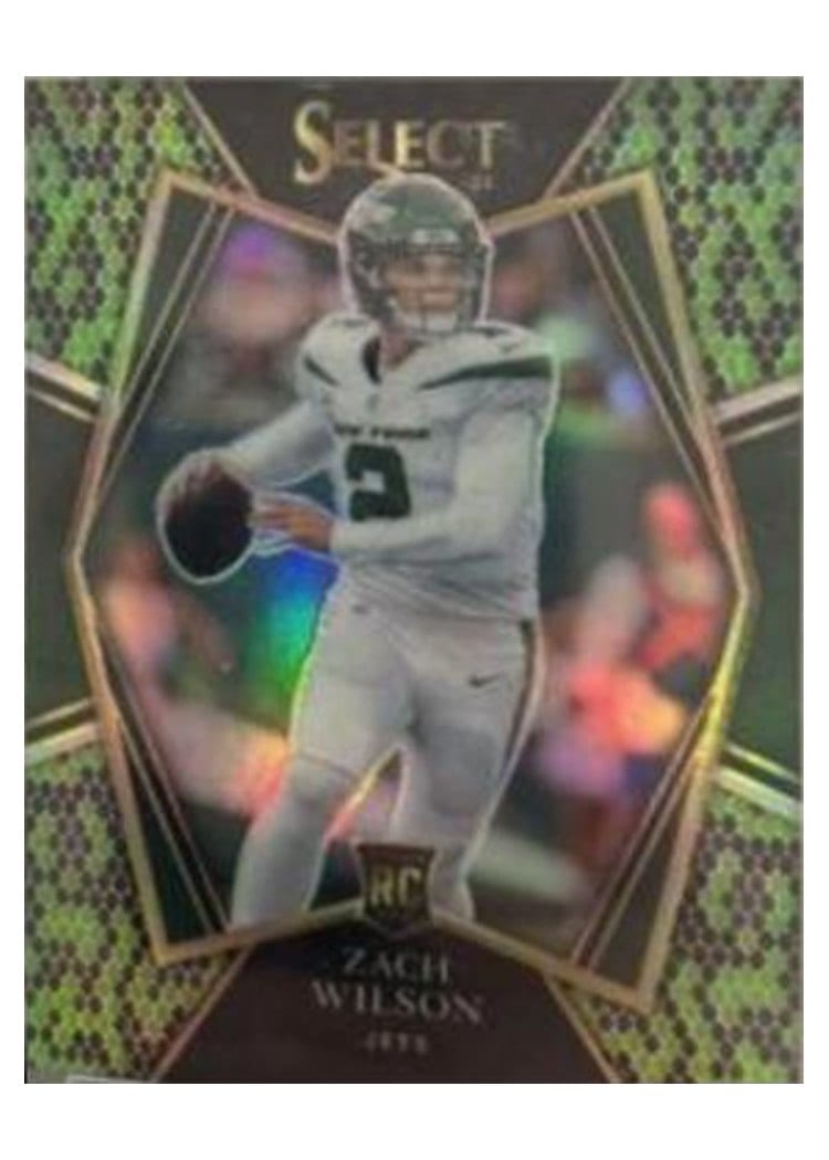 2021 Panini Select Base Set Zach Wilson #344 card