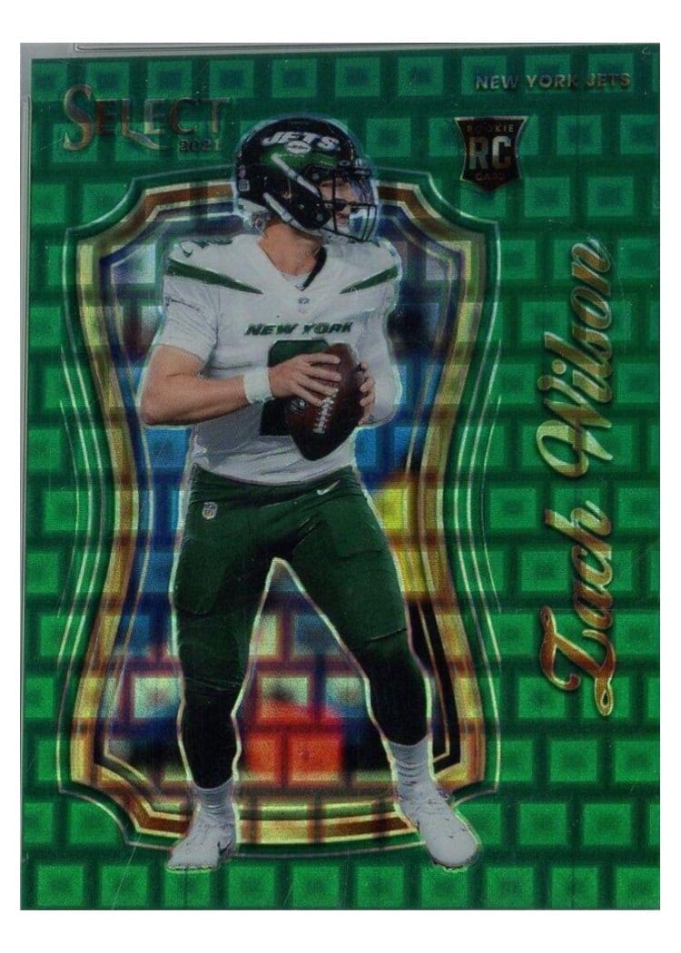 2021 Panini Select Base Set Zach Wilson #344 card