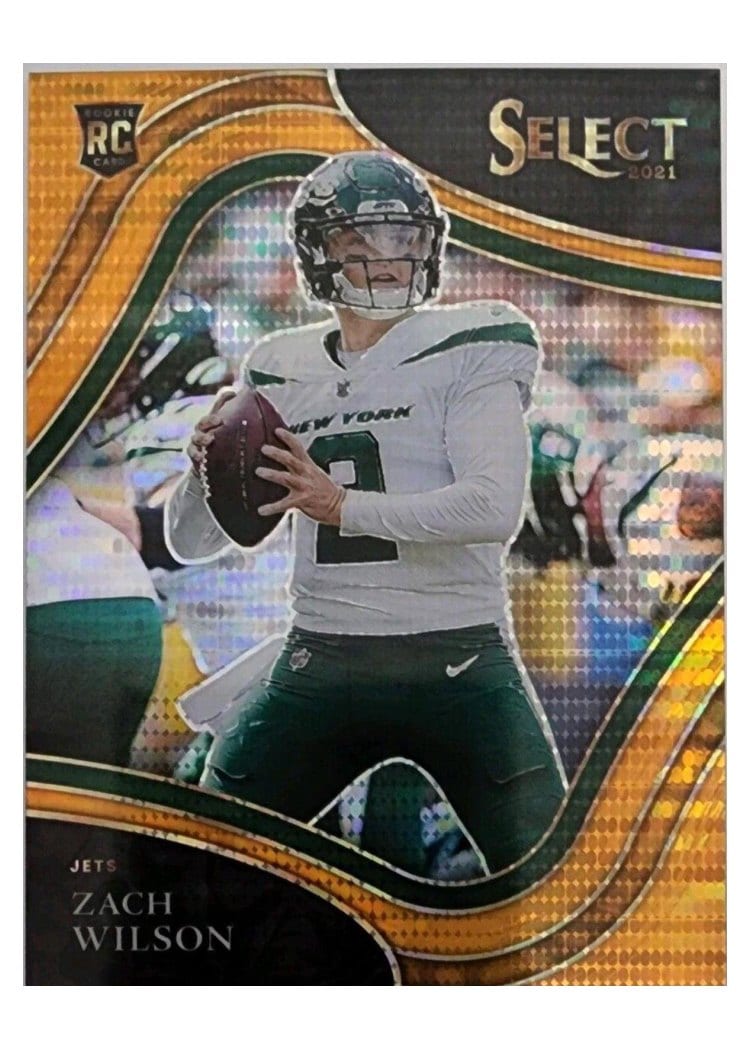 2021 Panini Select Base Set Zach Wilson #344 card