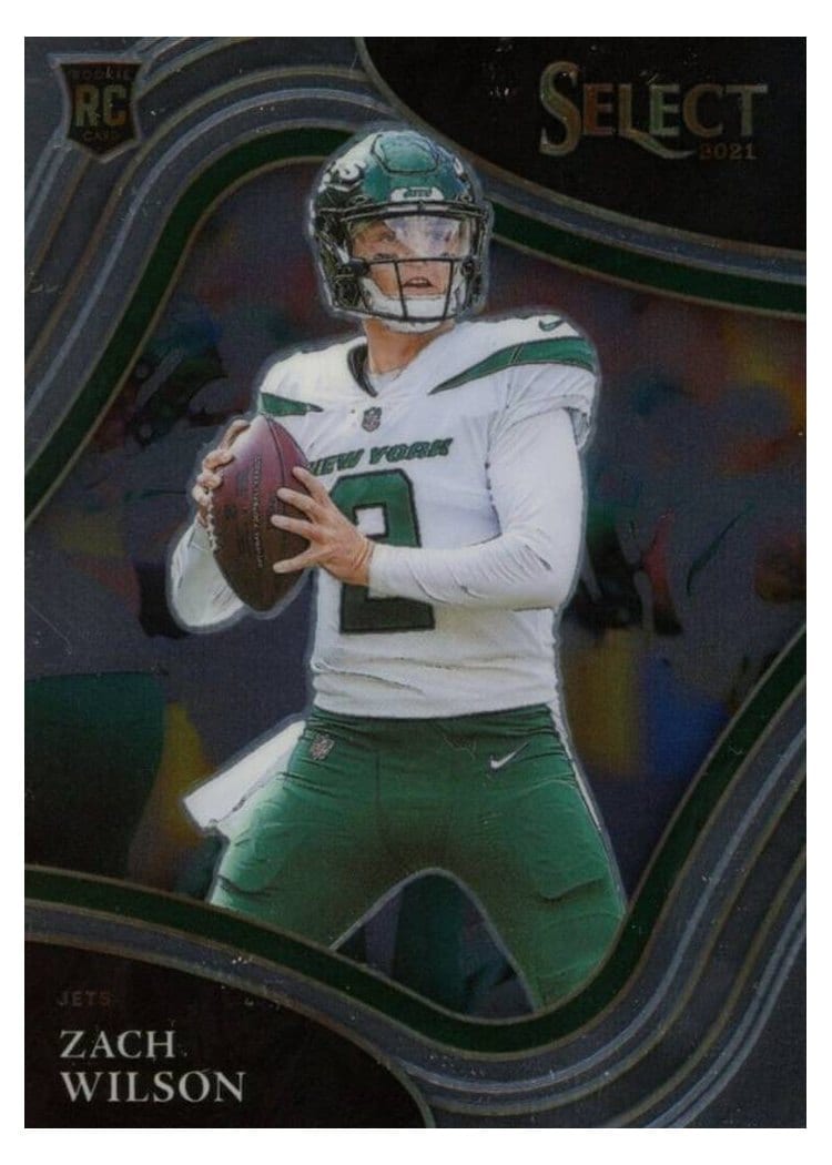 2021 Panini Select Base Set Zach Wilson #344 card