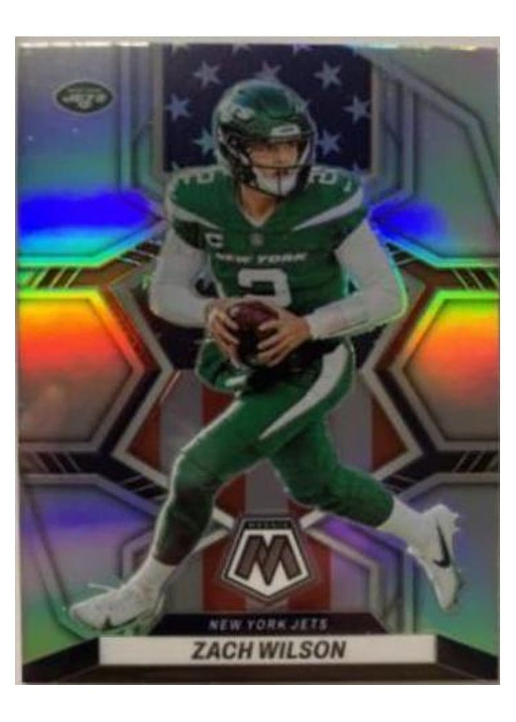2022 Panini Mosaic Base Set Zach Wilson Silver #270 card