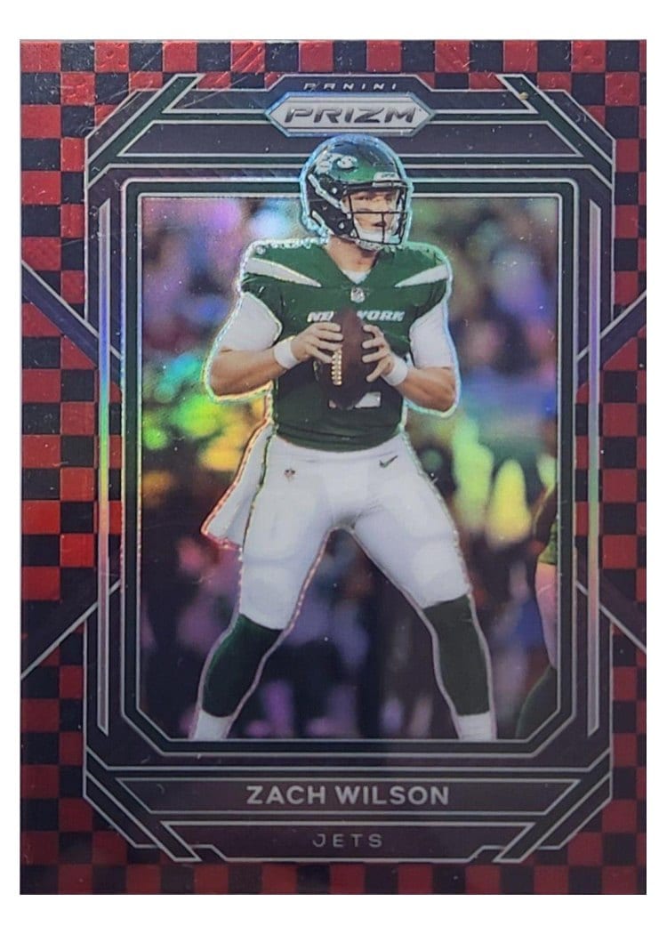2022 Panini Prizm Base Set Zach Wilson #225 card