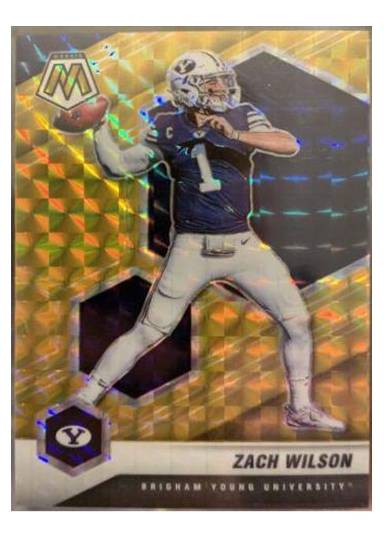 2022 Panini Prizm Base Set Zach Wilson #225 card