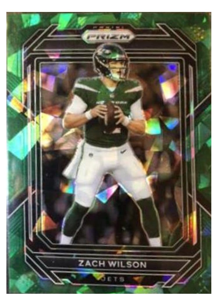 2022 Panini Prizm Base Set Zach Wilson #225 card