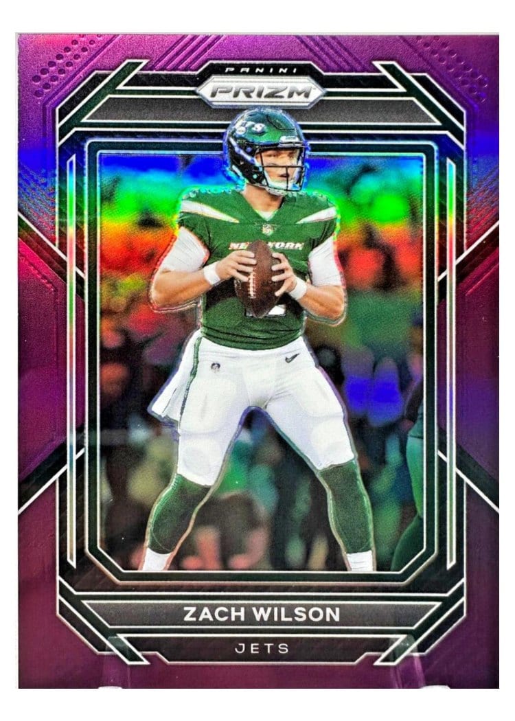 2022 Panini Prizm Base Set Zach Wilson #225 card