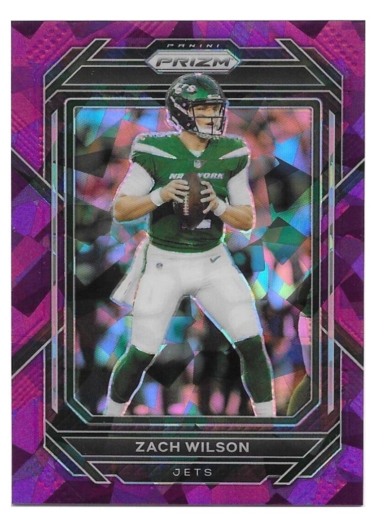 2022 Panini Prizm Base Set Zach Wilson #225 card