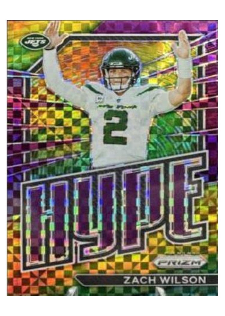 2022 Panini Prizm Base Set Zach Wilson #225 card