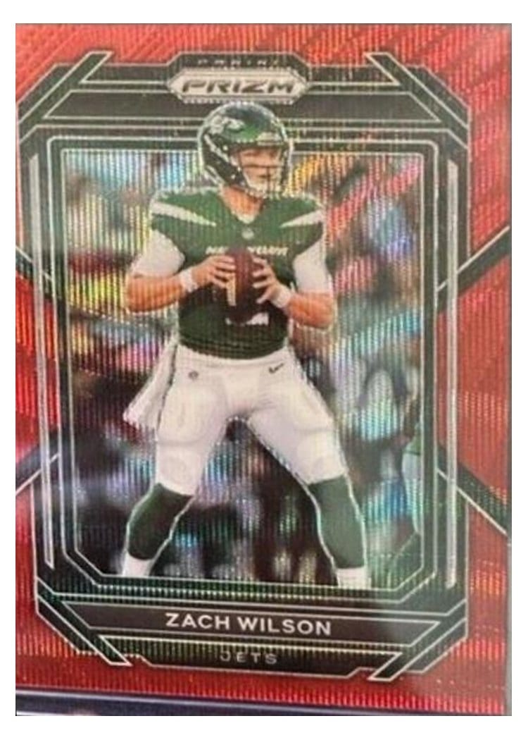 2022 Panini Prizm Base Set Zach Wilson #225 card