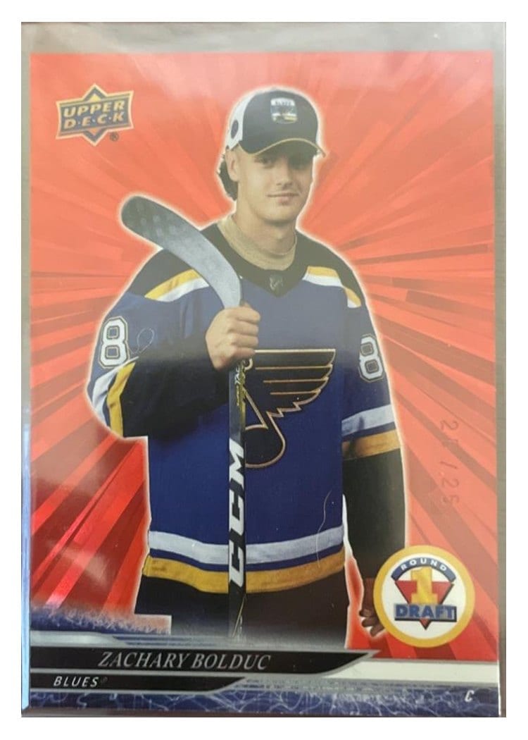 2024-25 Upper Deck Base Set Zachary Bolduc #750 card