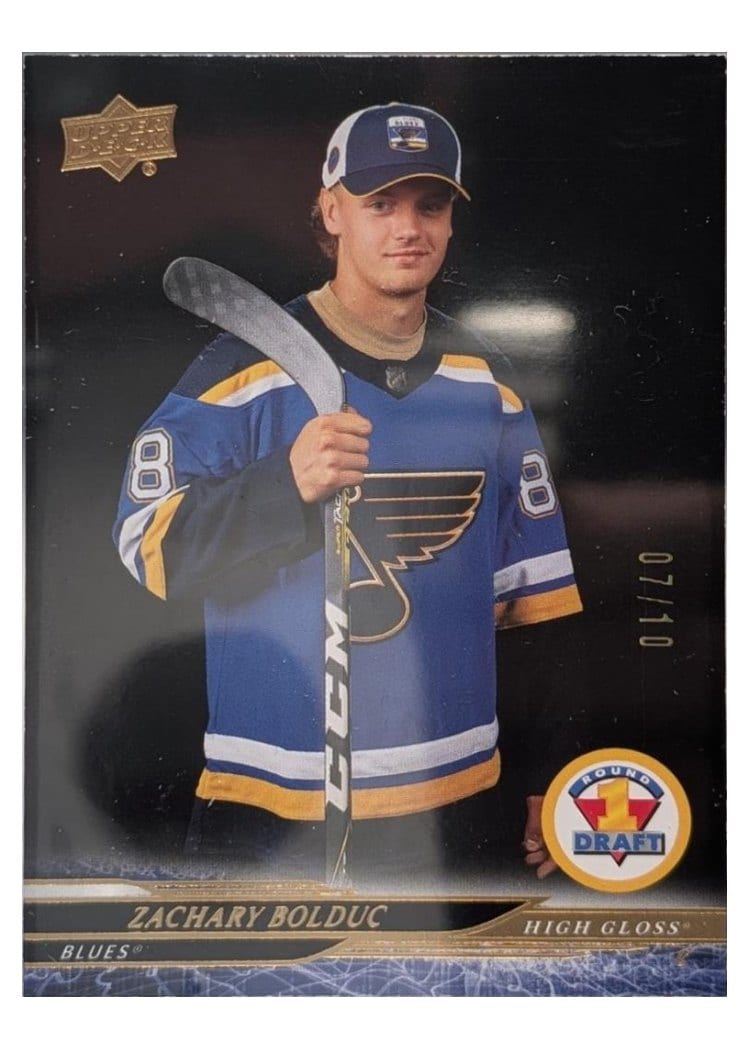 2024-25 Upper Deck Base Set Zachary Bolduc #750 card