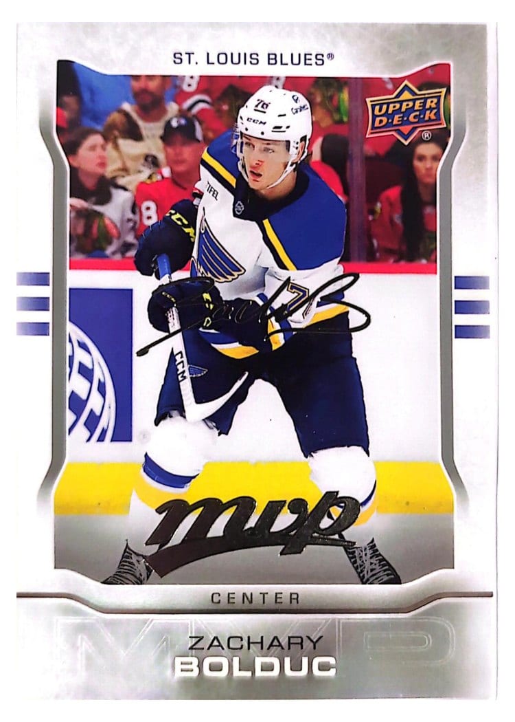 2024-25 Upper Deck MVP 2014-15 10th Anniversary Zachary Bolduc #MR-18 card