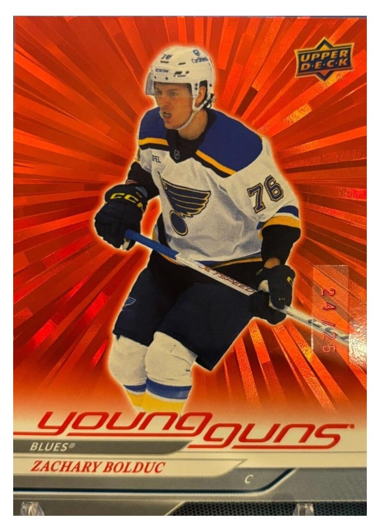 2024 Upper Deck Zachary Bolduc #201 card