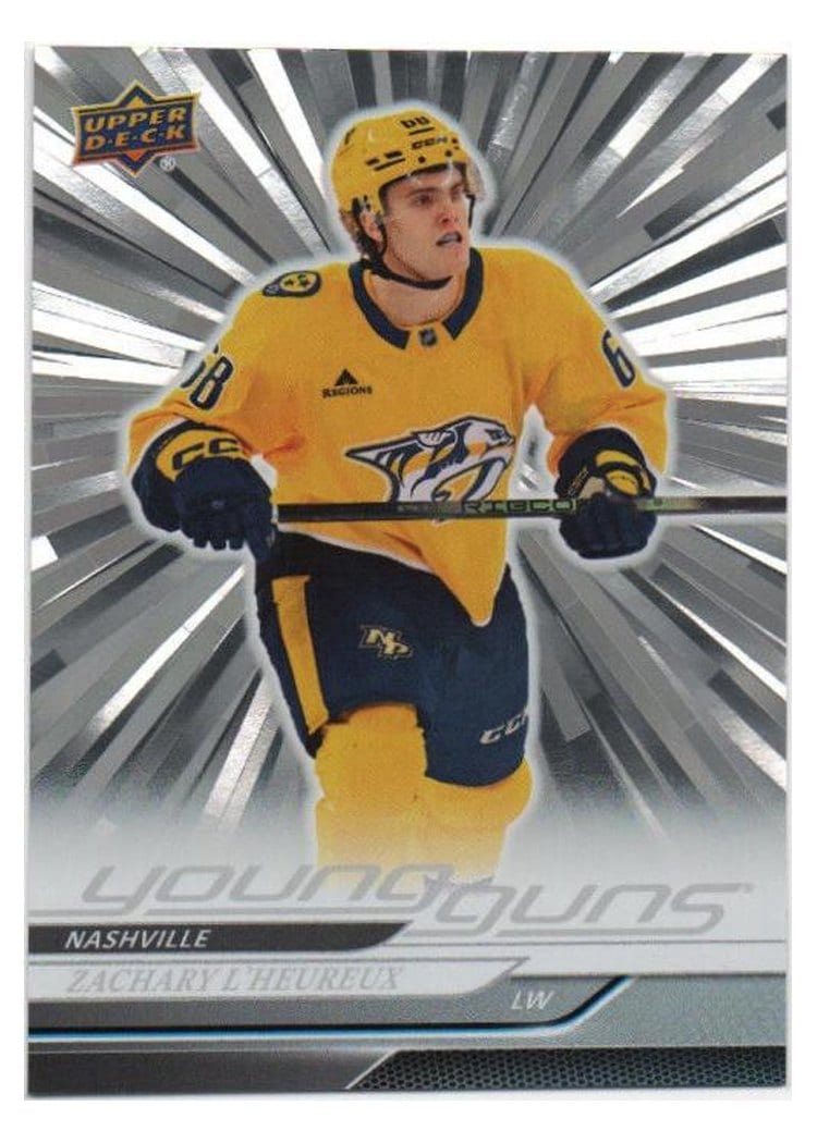 2024-25 Upper Deck Base Set Zachary L'Heureux #480 card