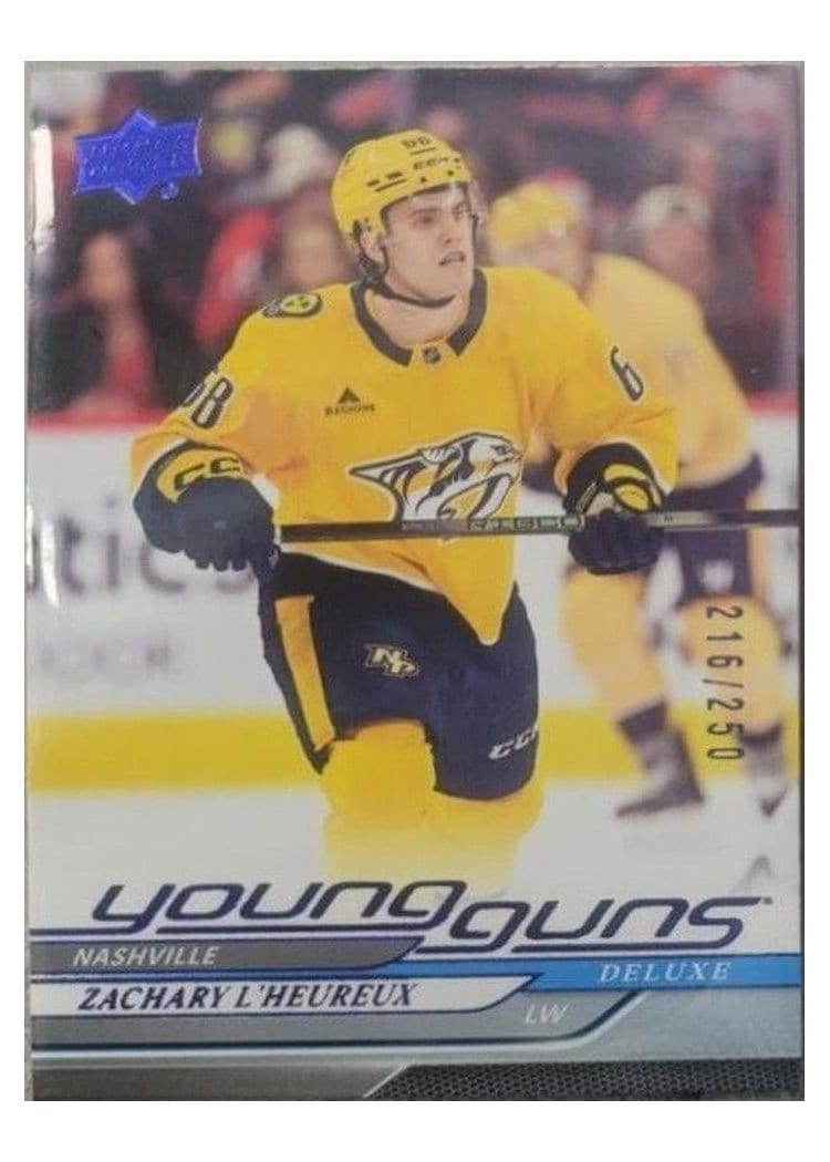 2024-25 Upper Deck Base Set Zachary L'Heureux Deluxe #480 card